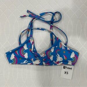 NWT Fused Hawaii Kohanaiki Bikini Top Size XS